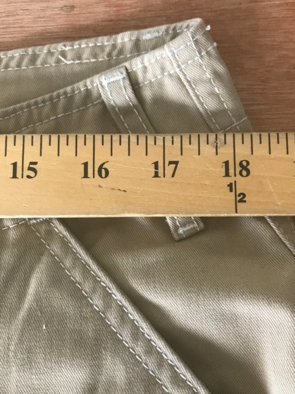 True Religion Cargo Pants Men 32x27 Brown Mid Rise Stretch Straight Leg 20102